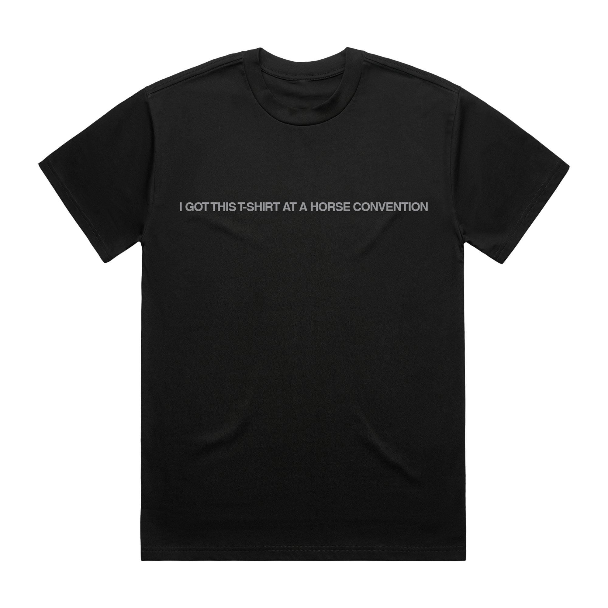 Horse Convention Tee - Black
