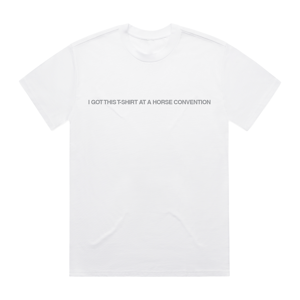 Horse Convention Tee - White