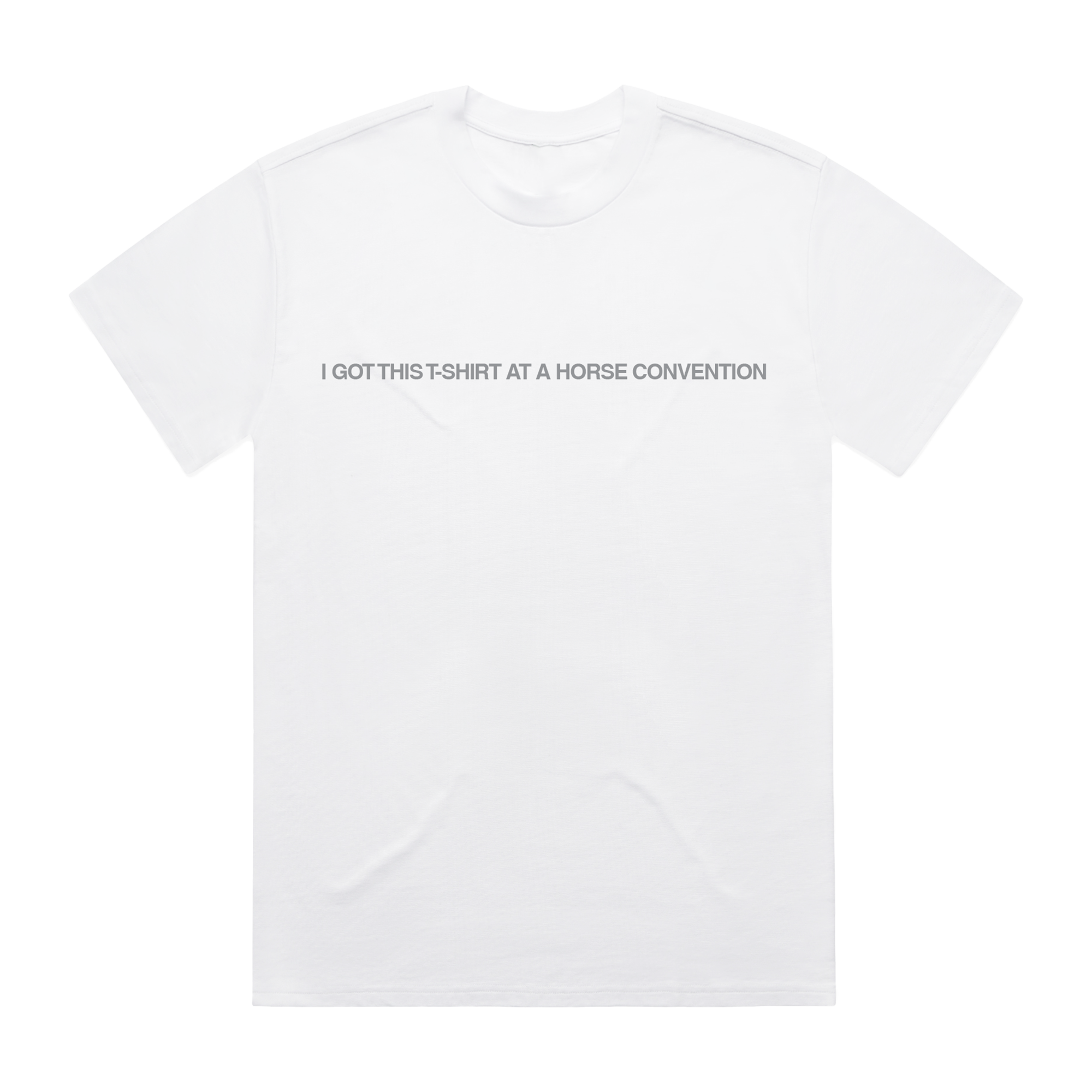 Horse Convention Tee - White