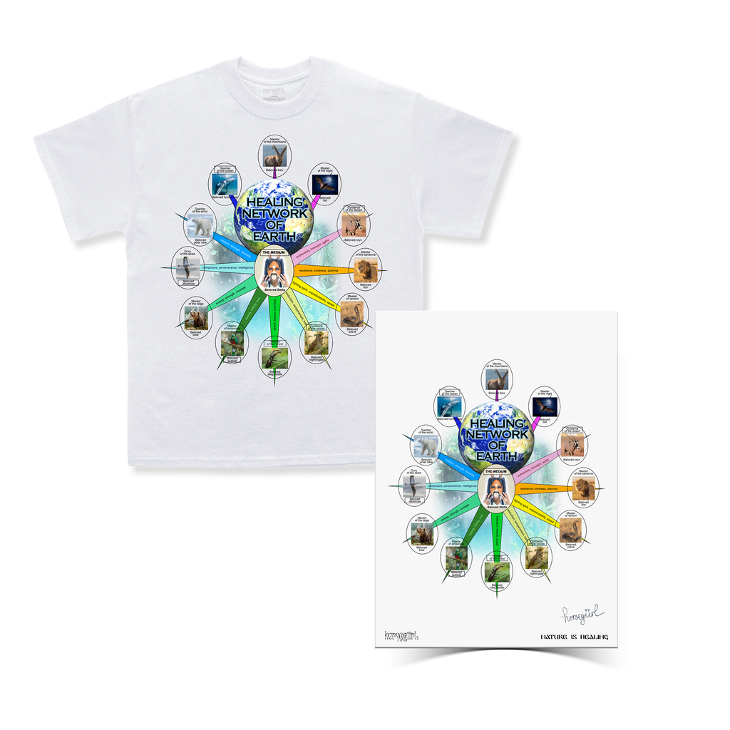 Healing Network Tee and Signed Poster Bundle
