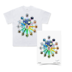 Healing Network Tee and Signed Poster Bundle