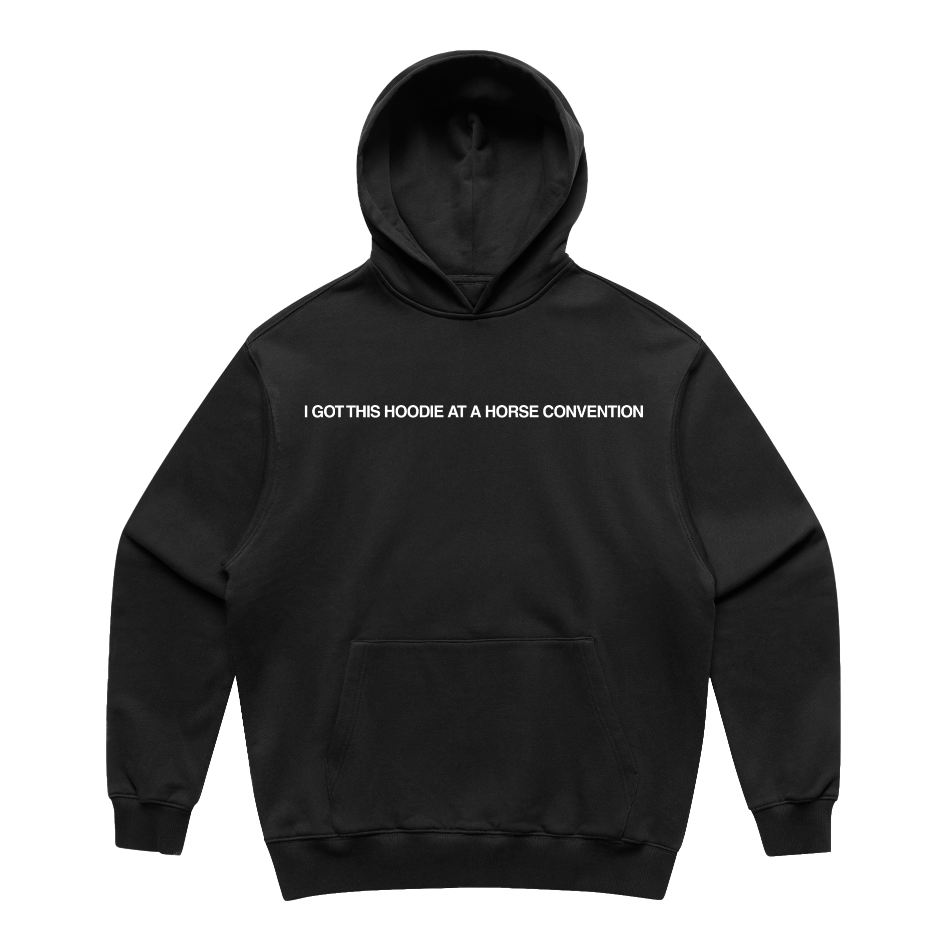 Horse Convention Hoodie - Black