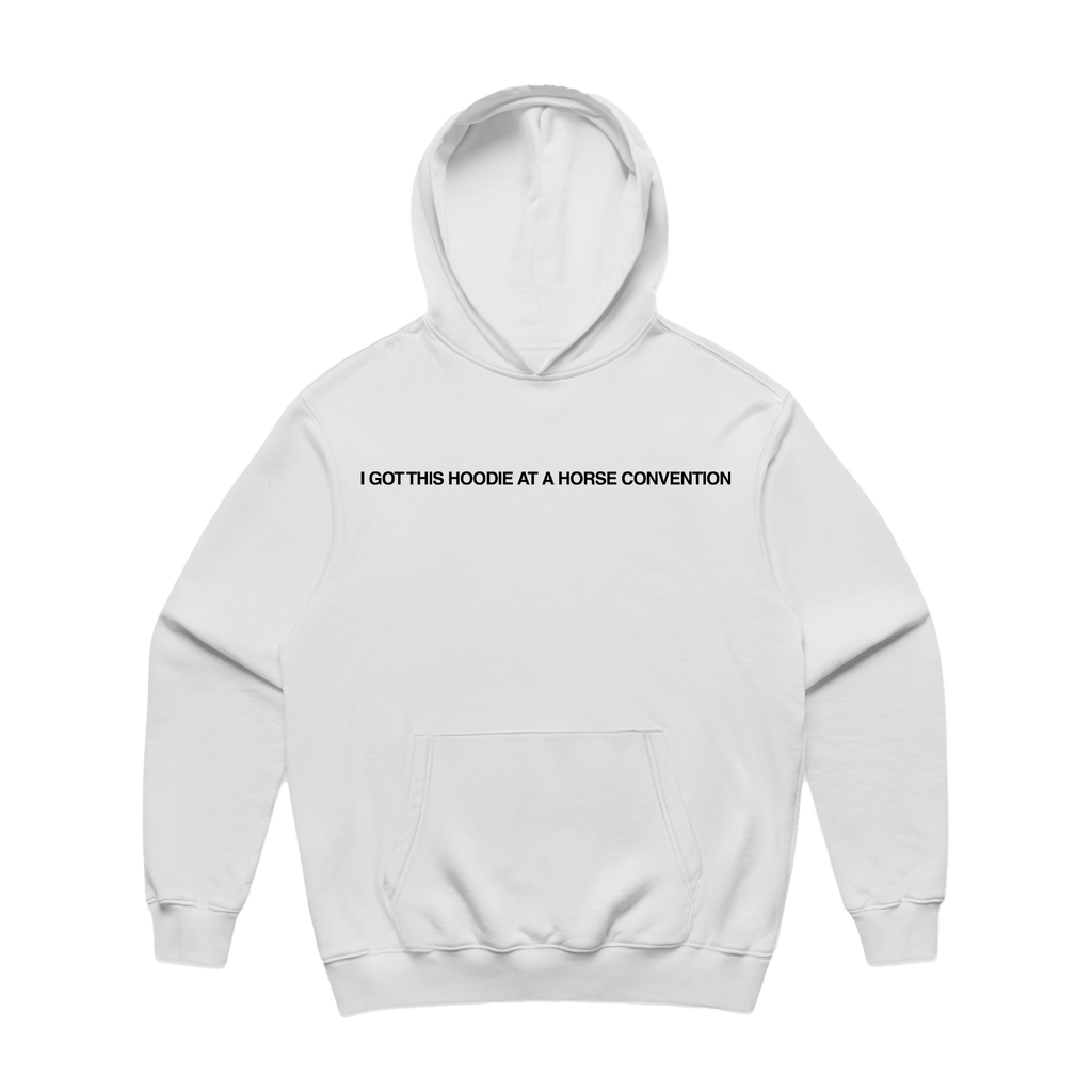Horse Convention Hoodie - White