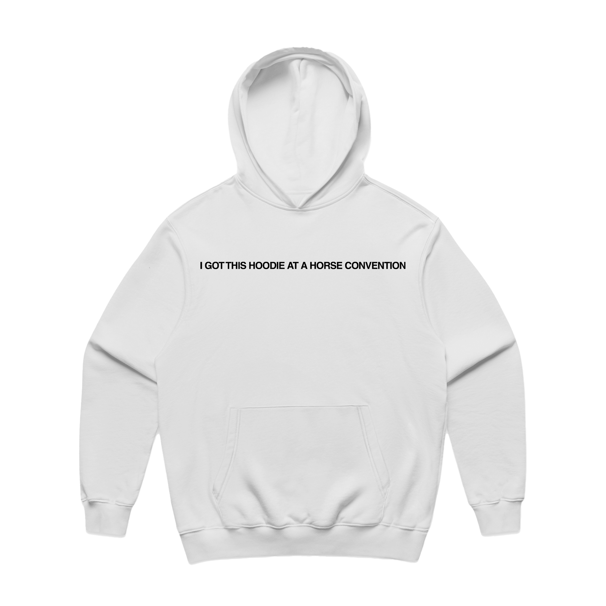 Horse Convention Hoodie - White